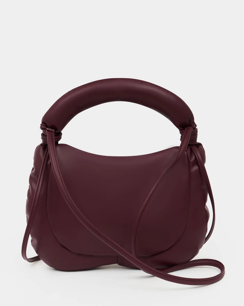 Balloon handbag bordeaux - Image 11