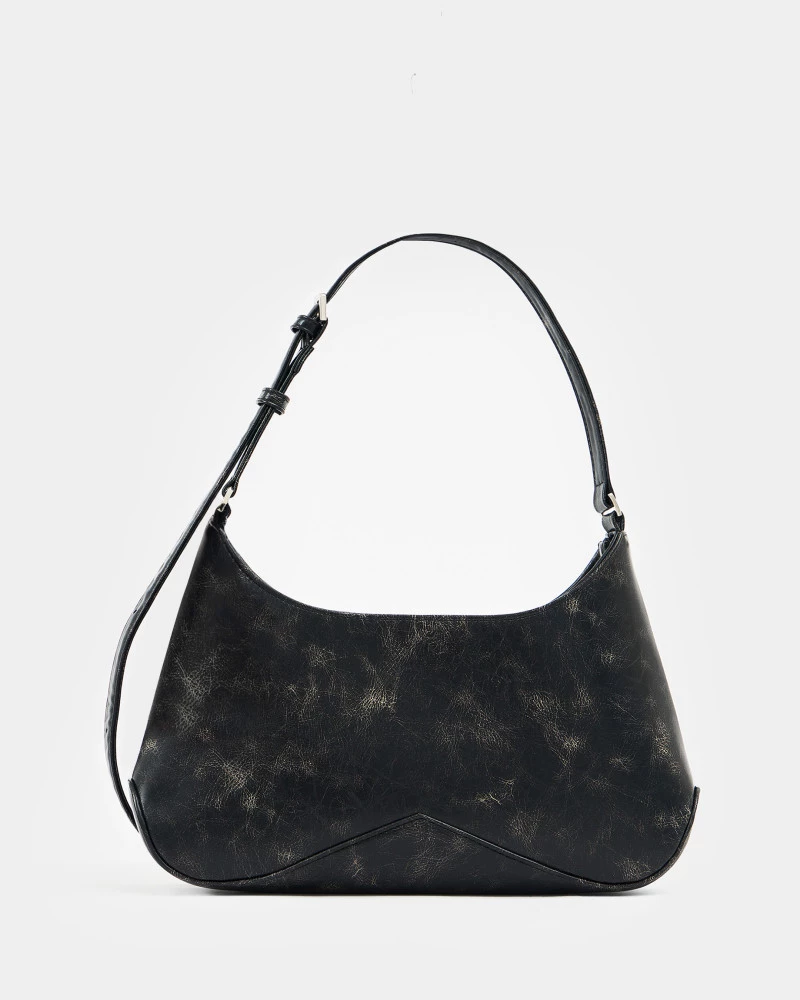 AT EASE  Cracked Chestnut handbag