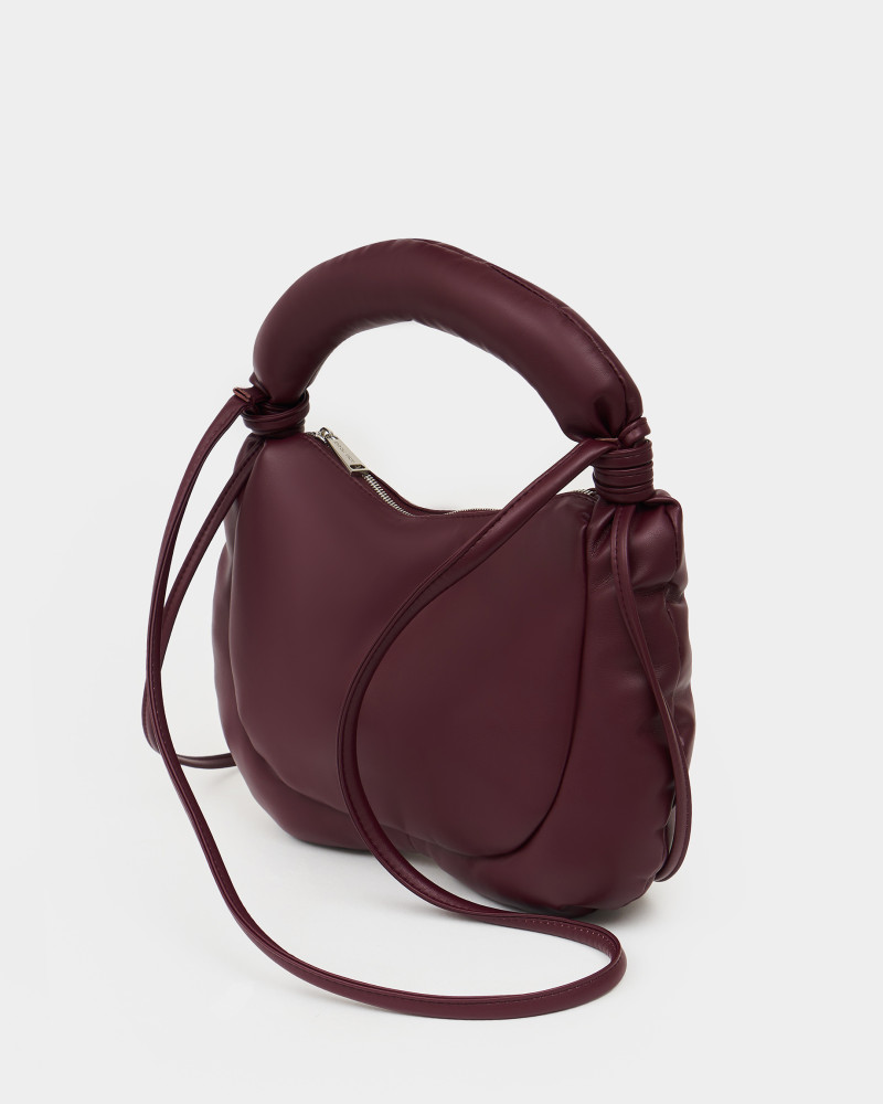 Balloon handbag bordeaux - Image 9