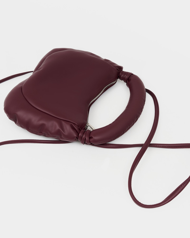Balloon handbag bordeaux - Image 6