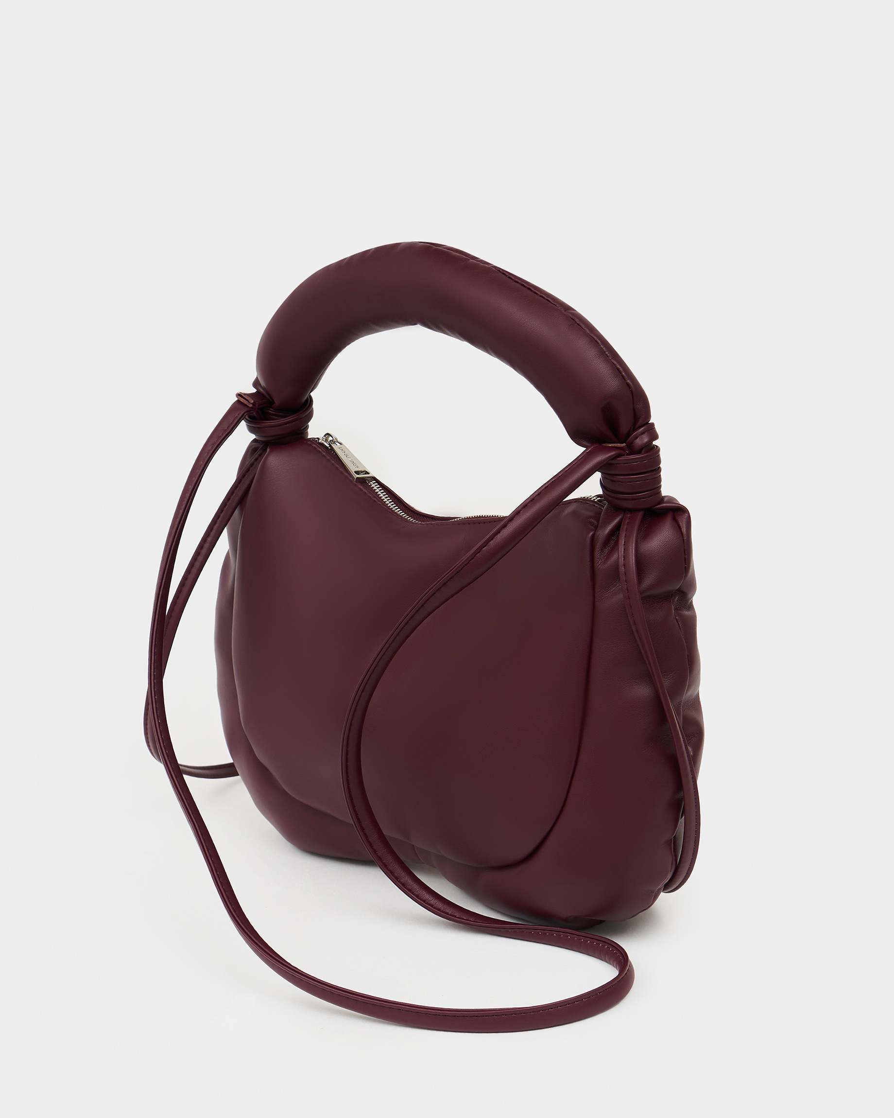 Balloon handbag bordeaux - Image 8