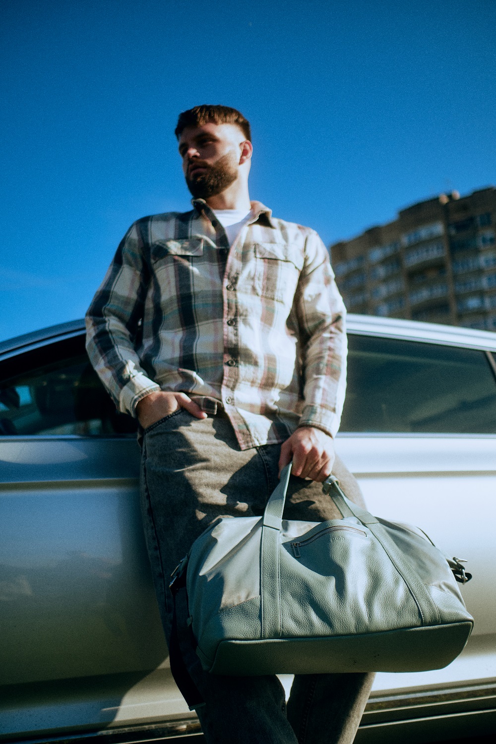 Brig Grey Blue Bag - Image 10