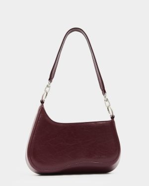 Wave Bordo Handbag